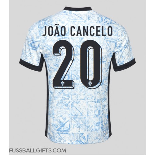 Portugal Joao Cancelo #20 Fußballbekleidung Auswärtstrikot EM 2024 Kurzarm